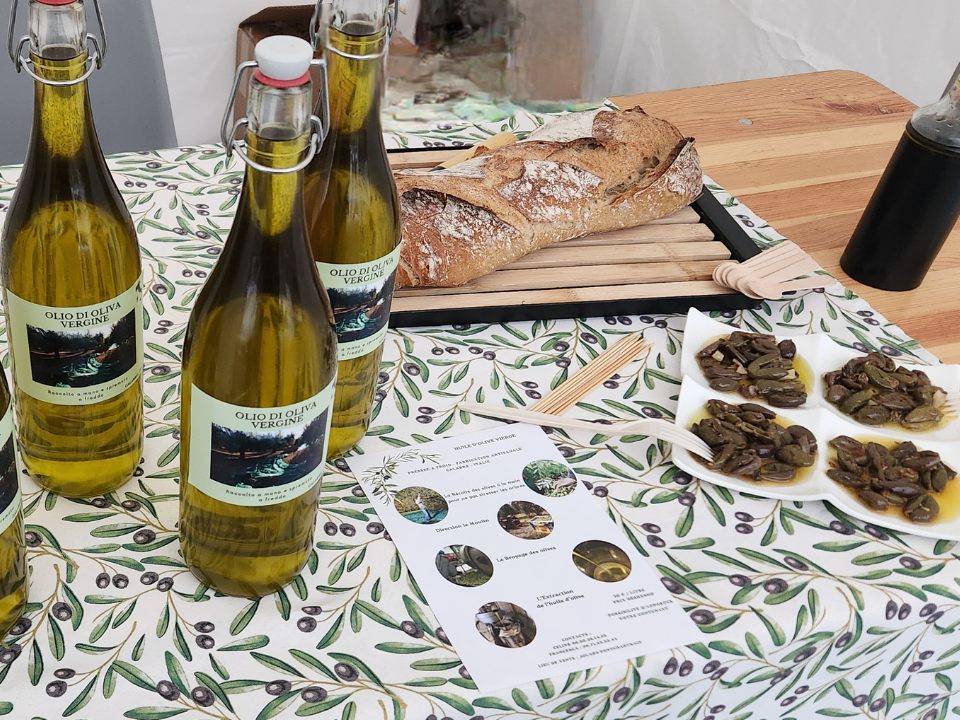 marché Jouars pontchartrain huile olive Enotria